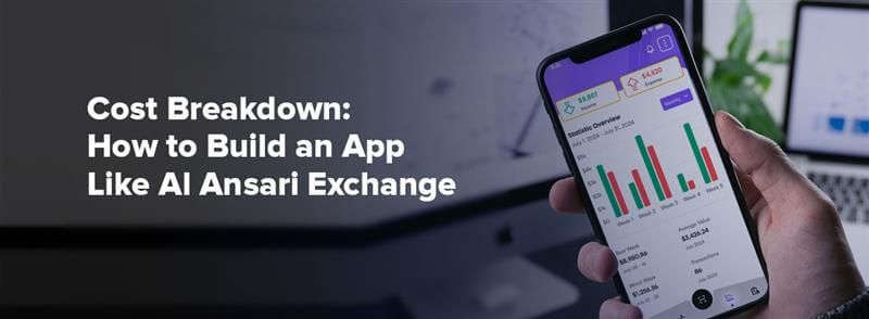 cost to develop an app like AI Ansari exchange app