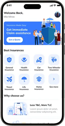 insurance mobile app